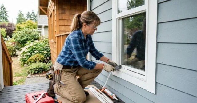 Vinyl window repair project details