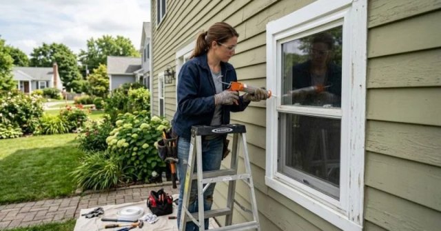 Vinyl window repair project details