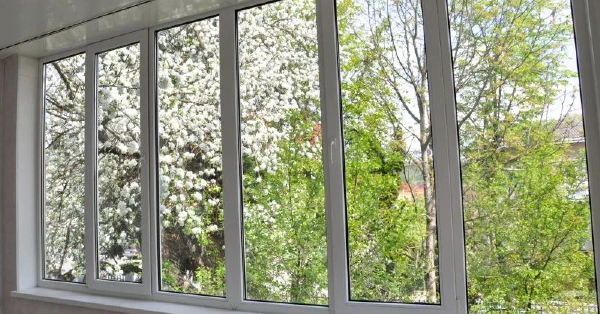 Residential window showing a repair concern