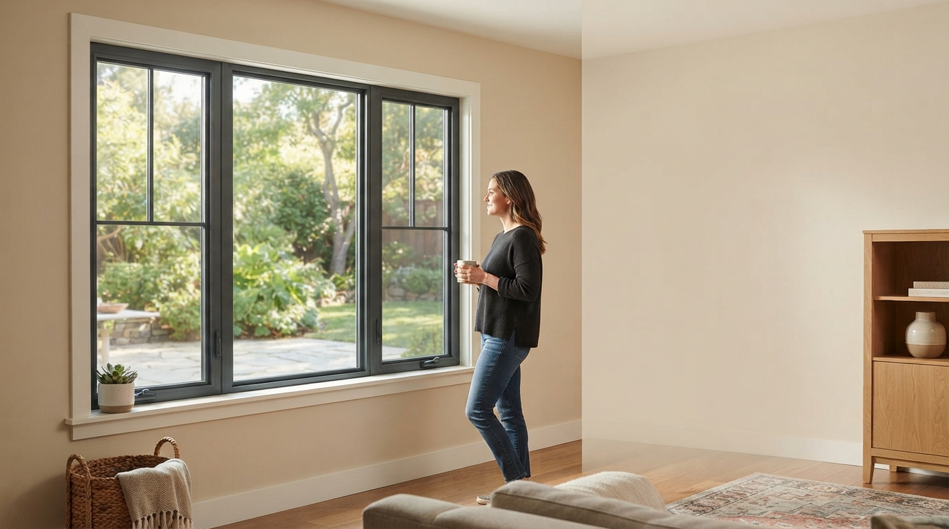 Aluminum window replacement project in Lawrence, MA